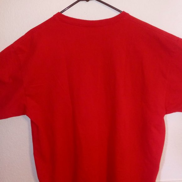 NL GENUINE MERCHANDISE  PHILADELPHIA PHILLIES MENS RED TEE SHIRT SZ XL - Picture 4 of 4